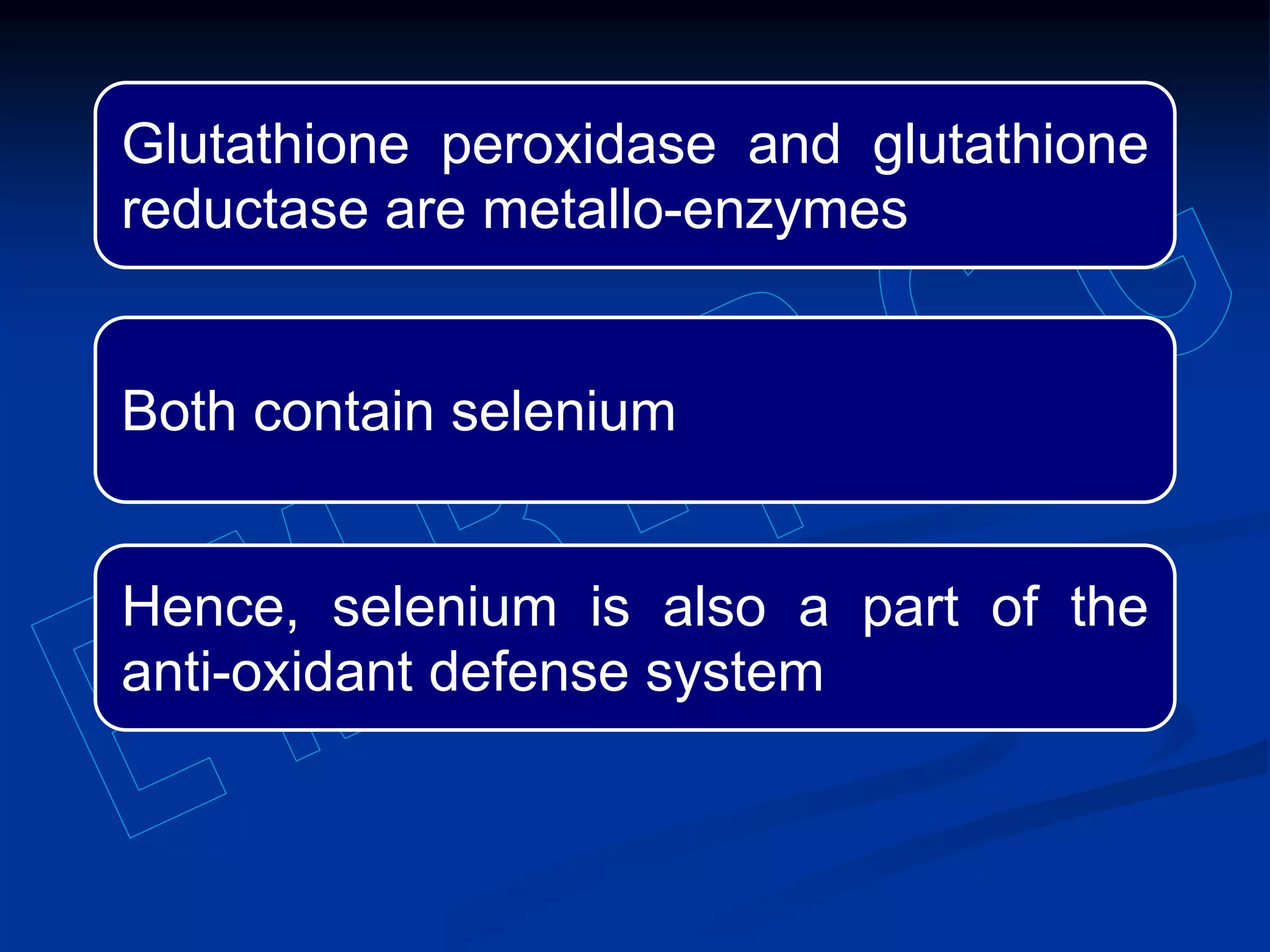 Oxidants and antioxidants