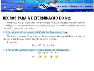 Oxidação e redução