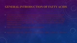 Oxidation of fatty acids ppt | PPTX