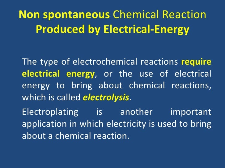 spontaneous and non spontaneous reaction spontaneous and non spontaneous reaction