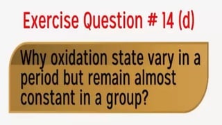 Oxidation state, Valency and Oxidation Number