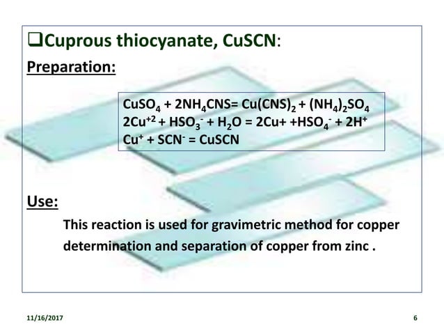 Oxidation state of cu(1) | PPT