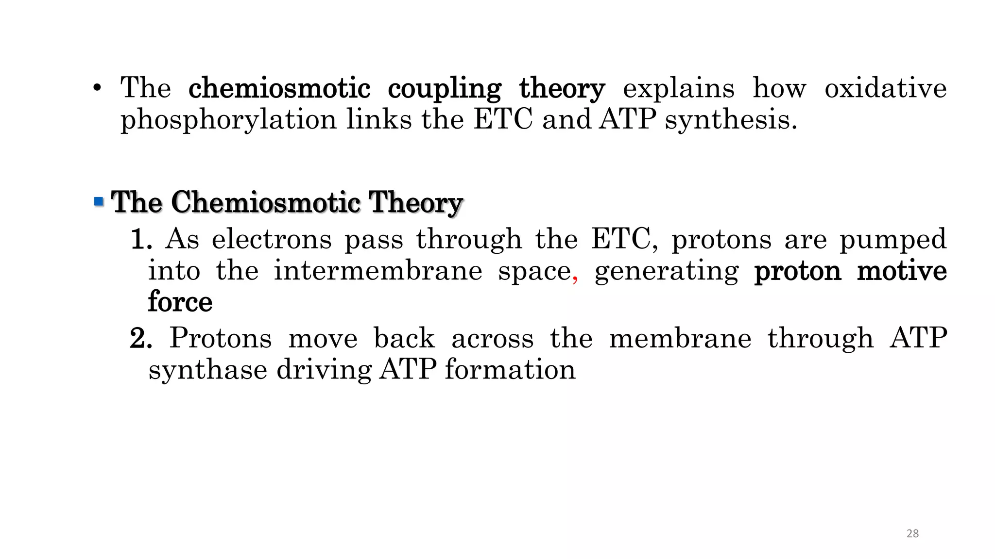 Oxidative phosphorylation and electron transport chain | PPTX