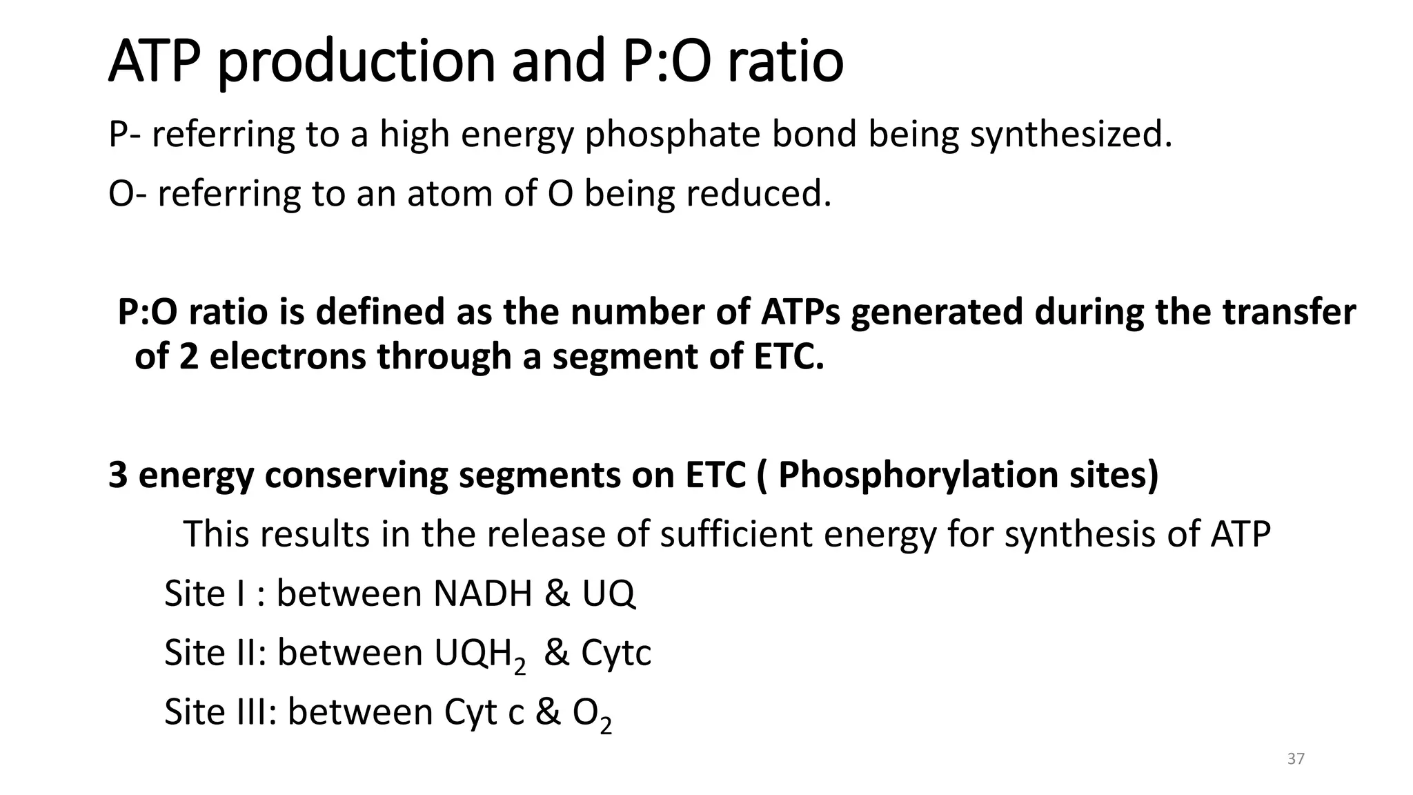 Oxidative phosphorylation and electron transport chain | PPTX