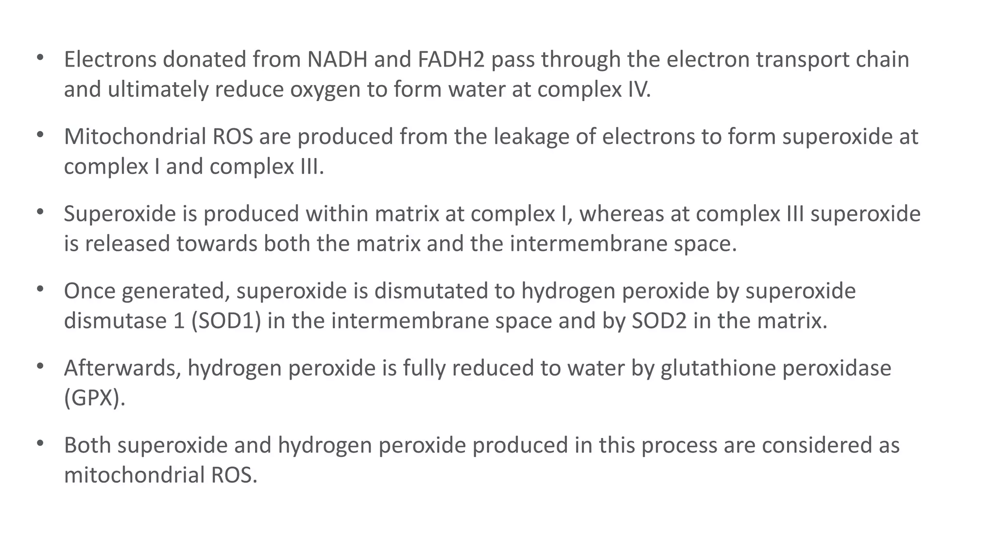 Oxidative stress and mitochondria | PPTX