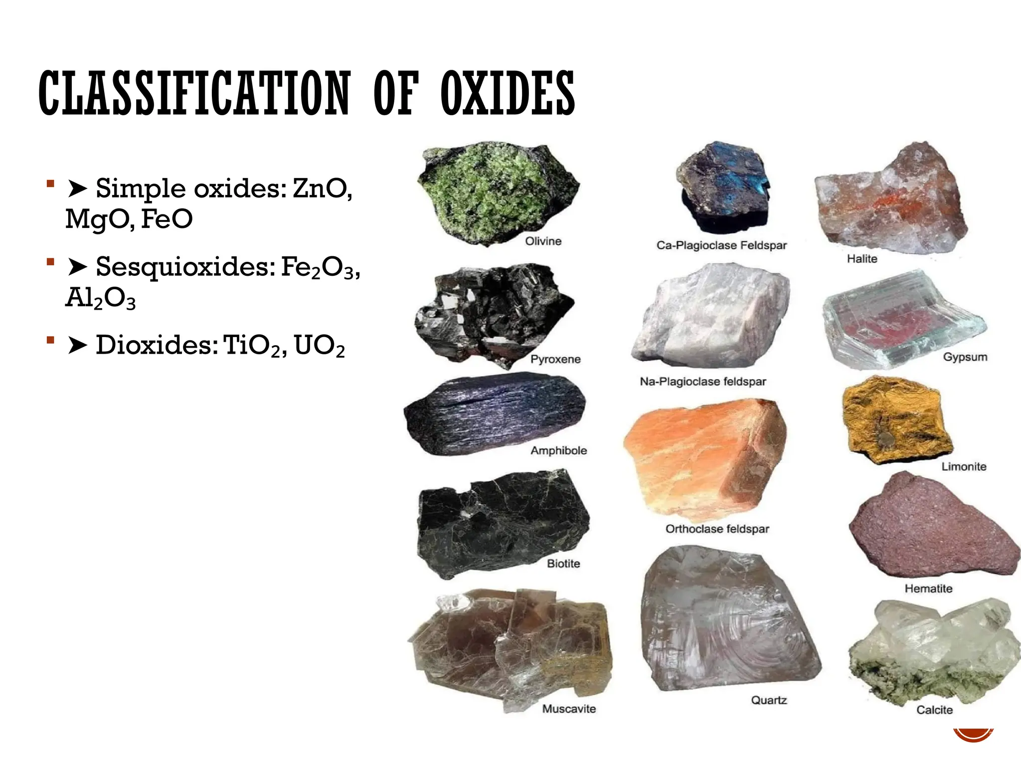 Oxide group of minerals which are economically profitable.pptx