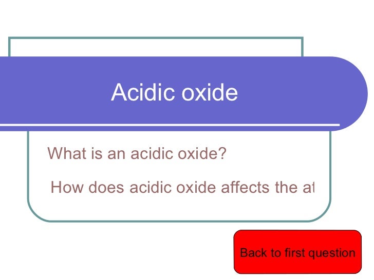 oxides