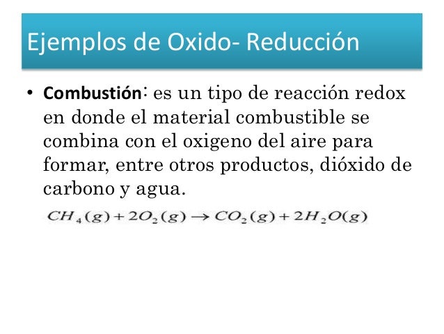 Oxido reduccion