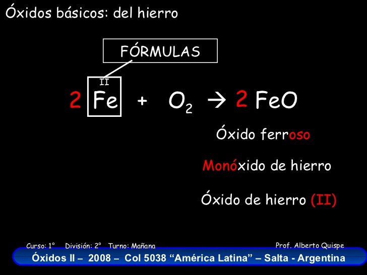 Oxidos De Hierro Oxidos De Hierro