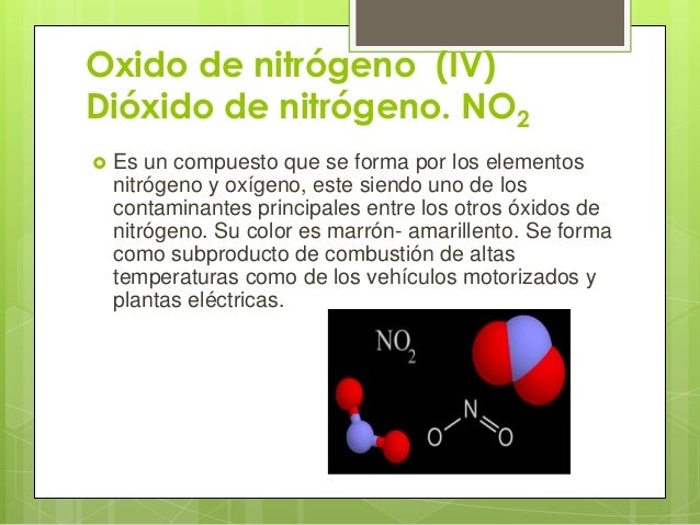 Ingenieria geografica y ambiental Oxidos de nitrogeno Ingenieria geografica y ambiental Oxidos de nitrogeno