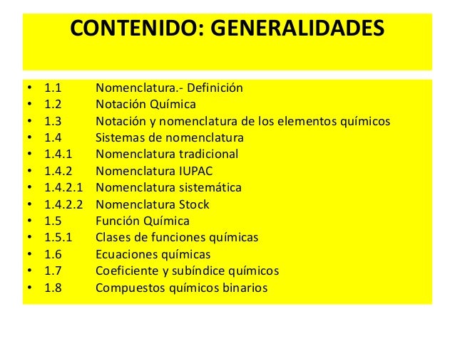 Óxidos formulación, sitemas de nomenclatura y formación