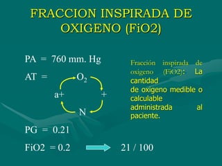 Oxigenoterapia | PPTX
