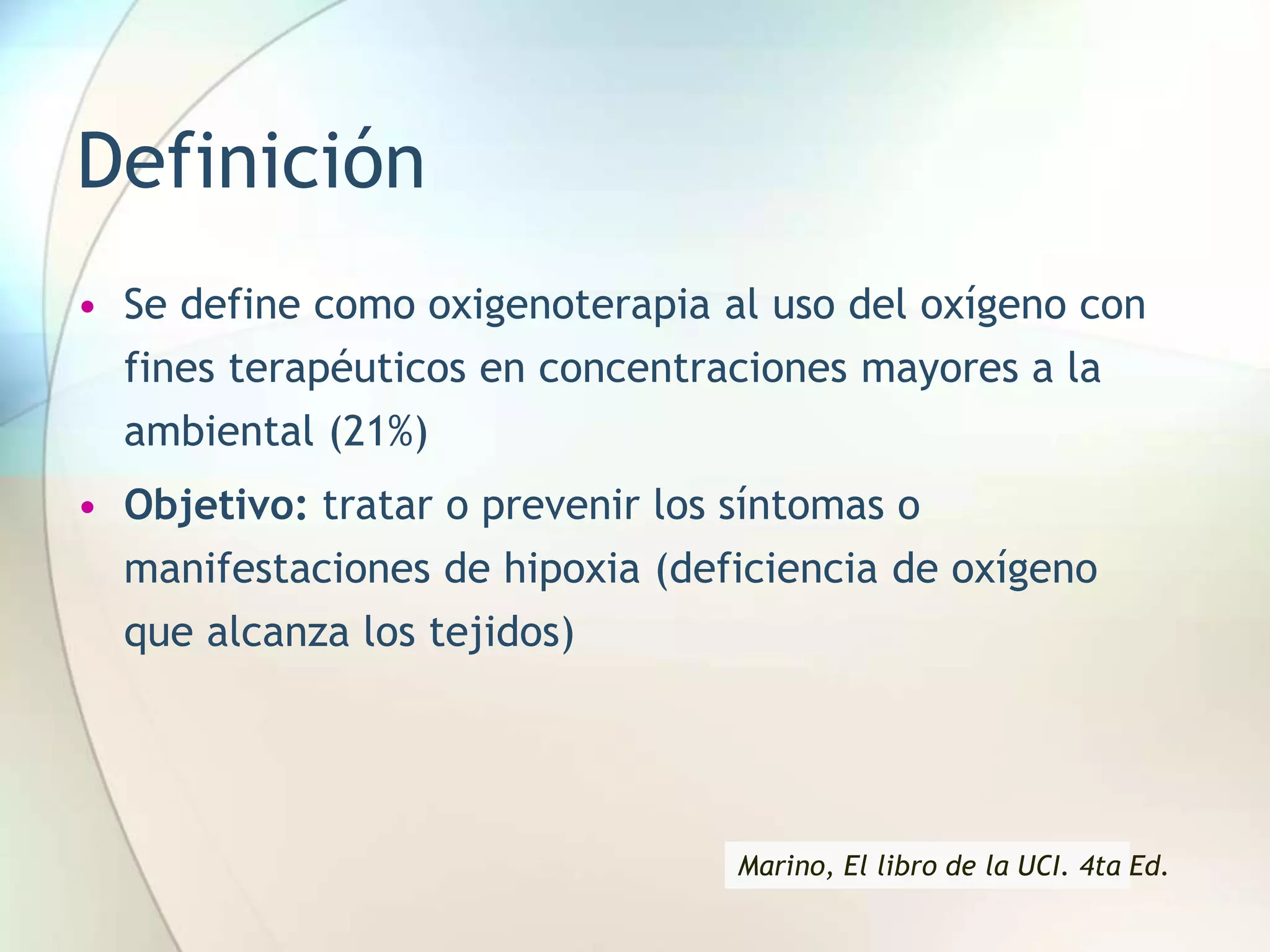 Oxigenoterapia y dispositivos de oxigenación | PPTX