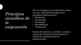 Oxigenoterapia | PPTX