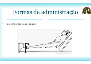 • Posicionamento adequado
Formas de administração
quickmassagepassoapasso.com.br
 