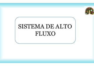 SISTEMA DE ALTO
FLUXO
 