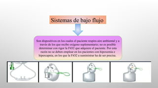 Fio2 Flujo oxigenoterapia - BAJO FLUJO - ALTO FLUJO - ENFERMERIA | PPTX