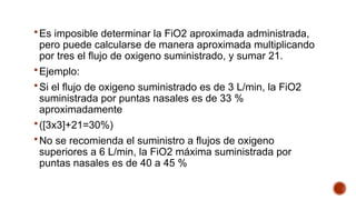 oxigenoterapia en enfermería dispositivos de alto flujo | PPTX