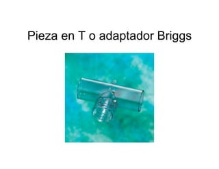 Pieza en T o adaptador Briggs
 