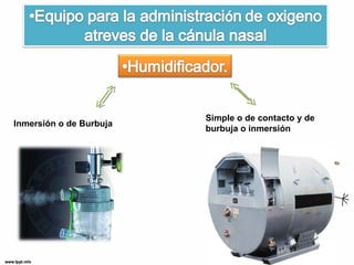 Inmersión o de Burbuja Simple o de contacto y de 
burbuja o inmersión 
 