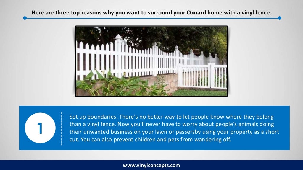 Oxnard Vinyl Fence