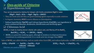 Acid Hclo2 Oxo-Acids of Halogens and their Salts.pptx