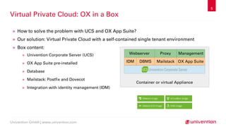 Ox in a box: A virtual private cloud with Open-Xchange | PDF