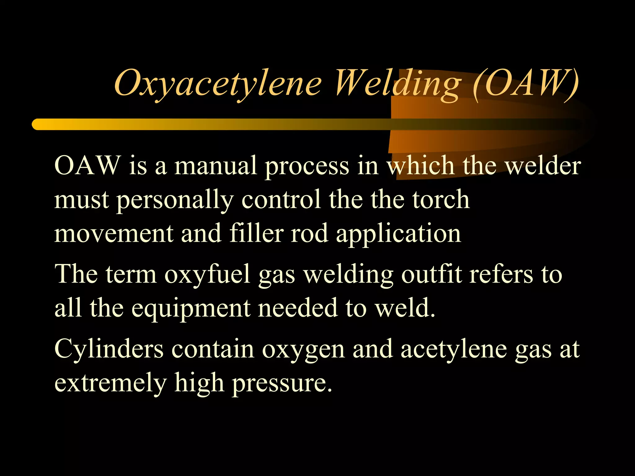 Oxyacetylene Welding | ODP