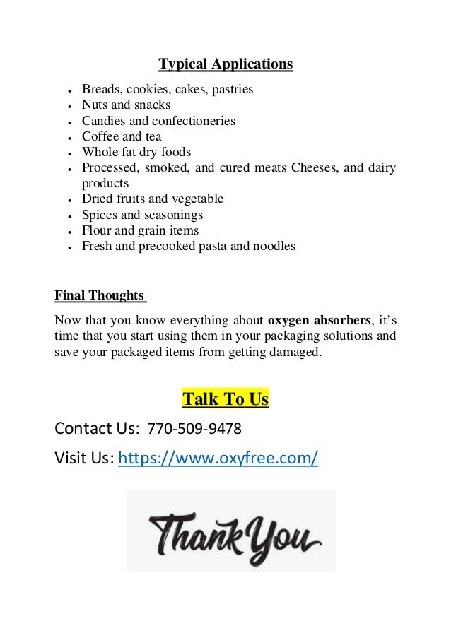 How Do Oxygen Absorbers Work?