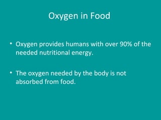 Oxygen | PPT