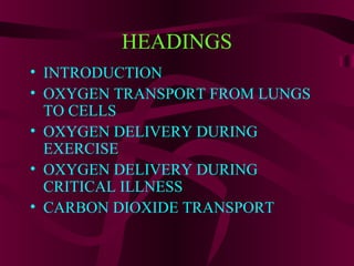 Pneumology - Oxygen and-carbon-dioxide-transport | PPT