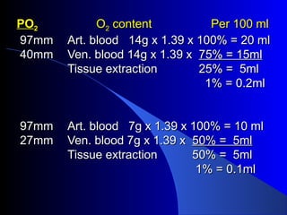 Reading O2 Amount Giving Oxygen delivery-systems | PPT