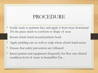 Oxygen administration