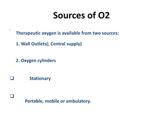 Wall O2 Source Oxygen Administration presentation By Vinil-1.pptx