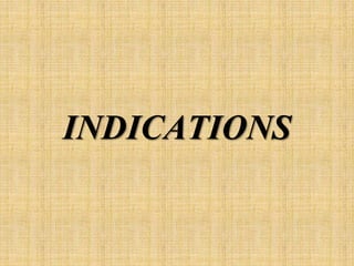 INDICATIONS
 