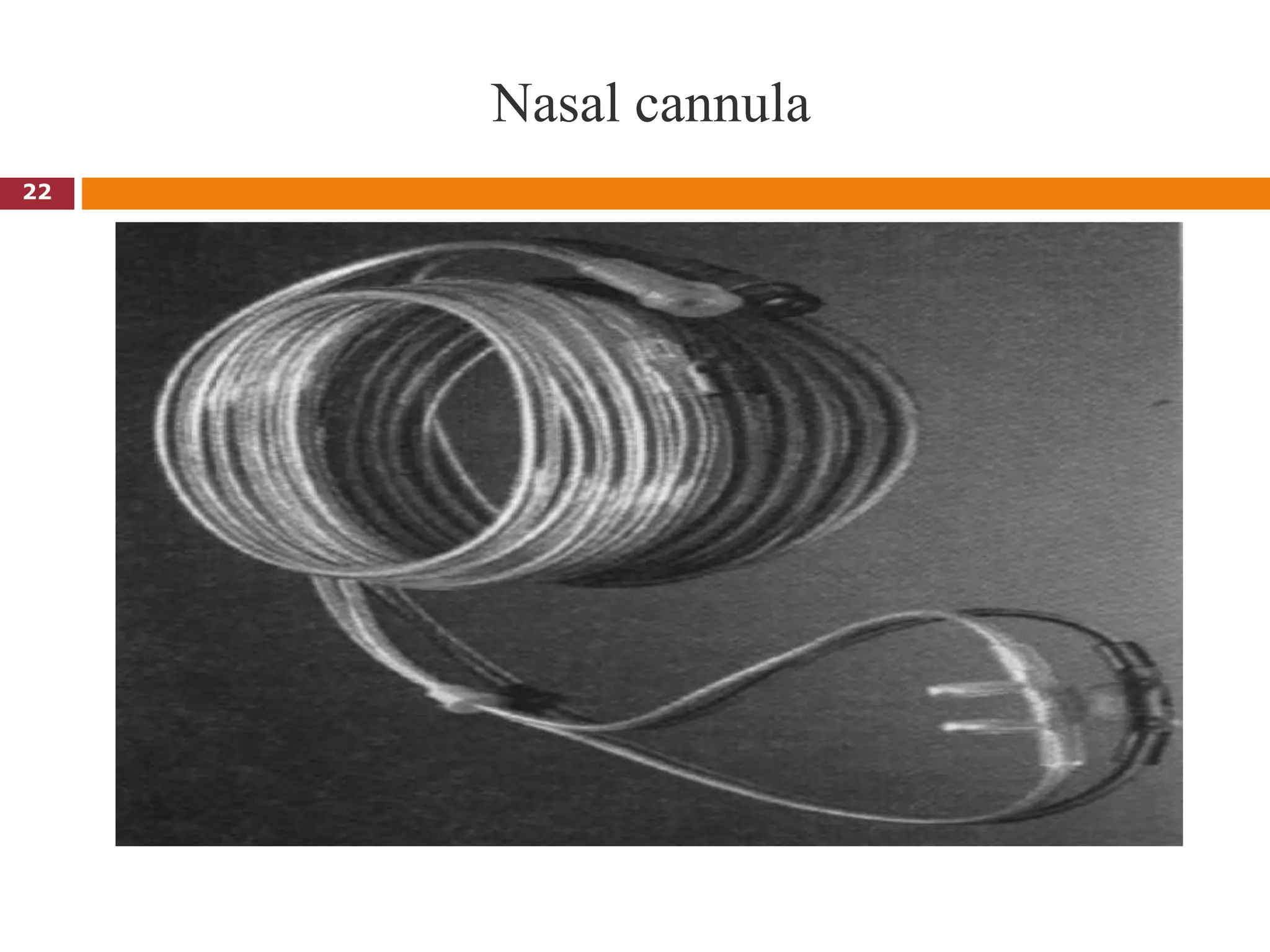 Nasal cannula
22
 