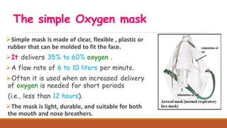 Simple O2 Mask How To Apply Oxygenation For health care providor.... | PDF