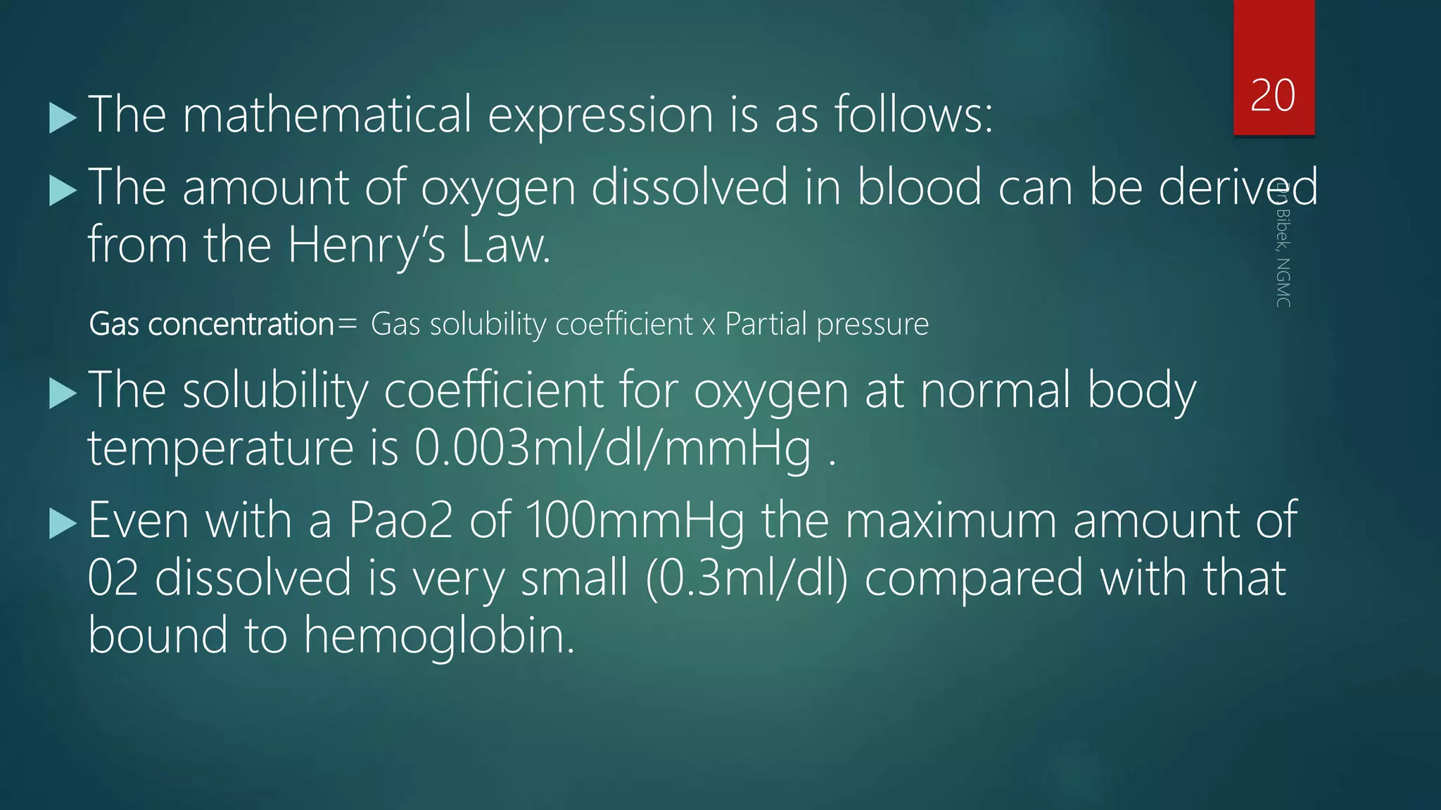 Oxygen cascade | PPTX