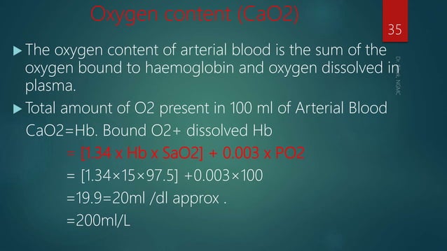 Oxygen cascade | PPTX