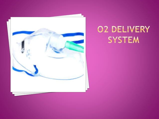 Oxygen cascade & therapy | PPTX