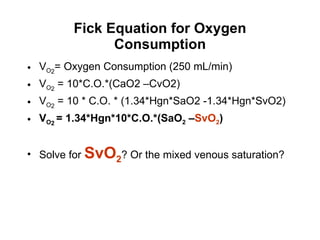 Oxygen delivery and consumption in critical care | PPT