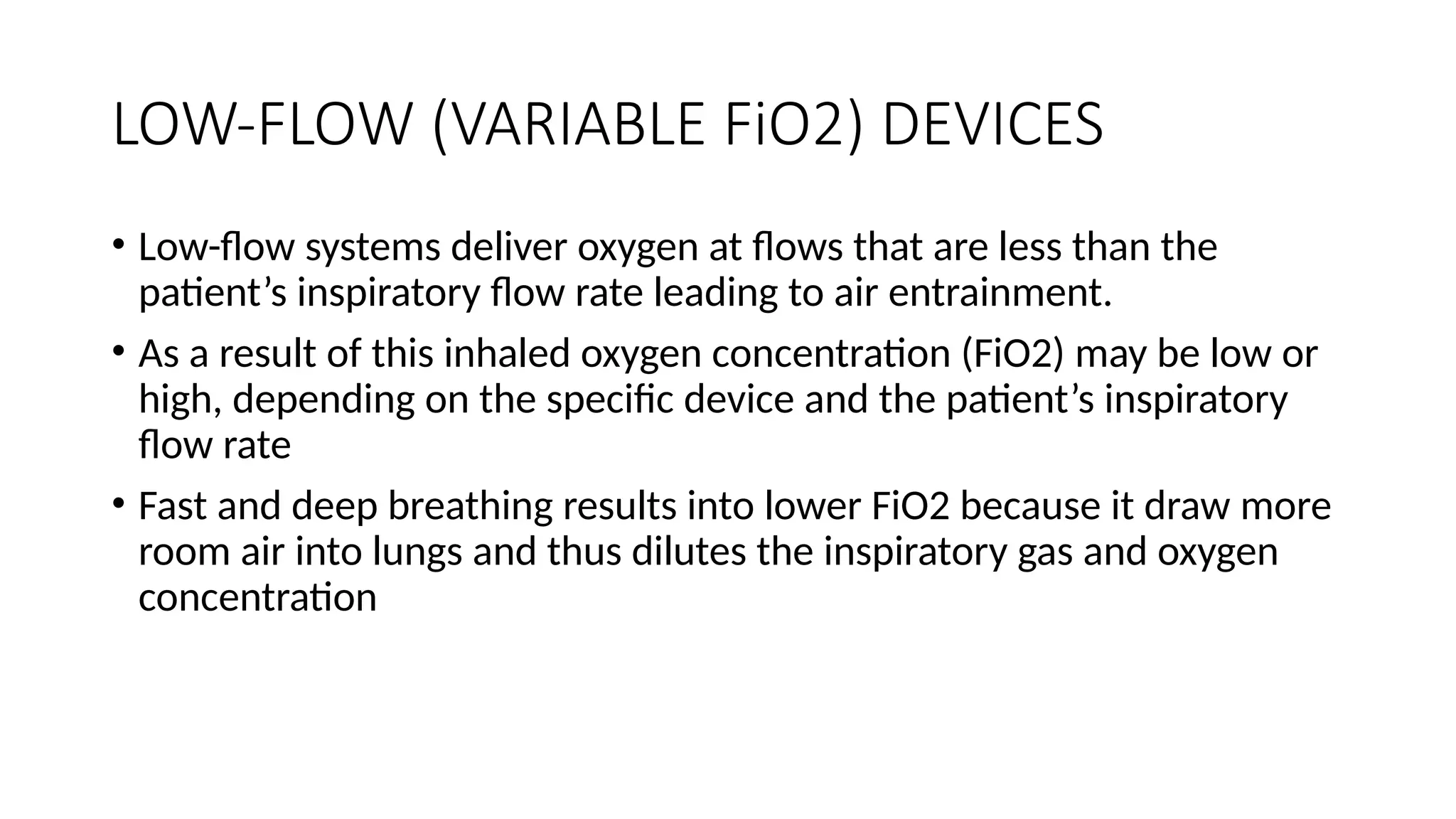 OXYGEN DELIVERY DEVICES used in anaesthesia Nadu critical care | PPTX