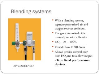 Precise Fio2 Device OXYGEN DELIVERY DEVICES seen in anaesthesia | PPTX