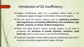 O2 Issues Oxygen Insufficiency By - Jitendra Bokha .pptx