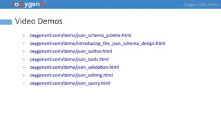 Oxygen JSON Editor | PDF
