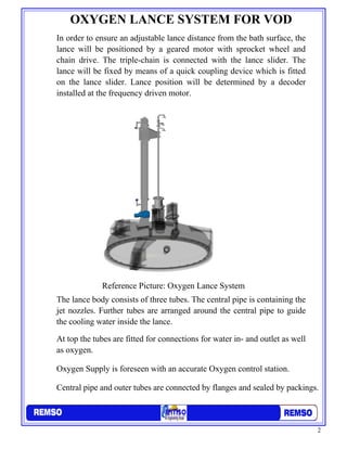 Oxygen lance system for vod | PDF