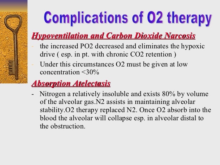 Oxygen therapy