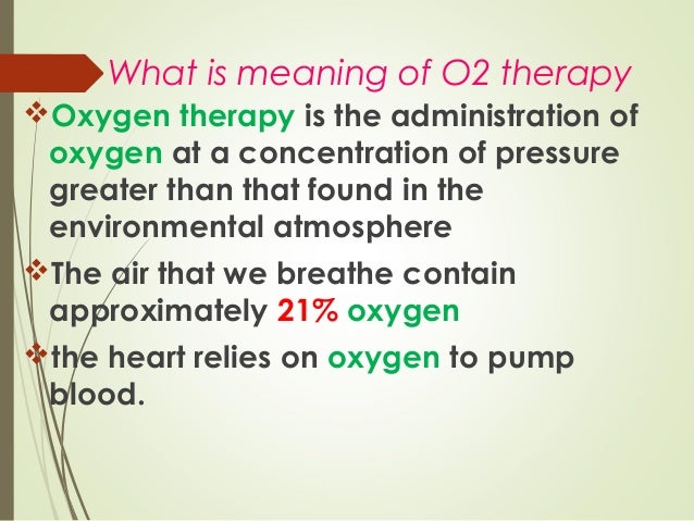 oxygen meaning
