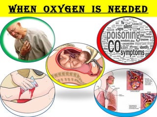 WHEN OXYGEN IS NEEDED
 