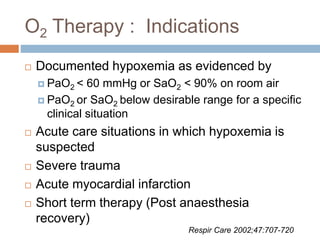 Oxygen therapy | PPT